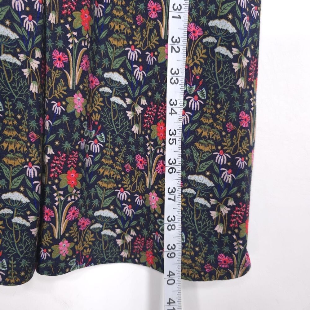 BODEN Floral‎ Dress Viscose Ecovero Short Sleeve Navy Blue Women Size M US 8 - Picture 4 of 10